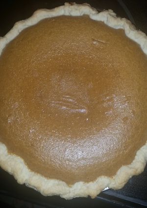 A picture of Zold family Pumpkin Pie!.