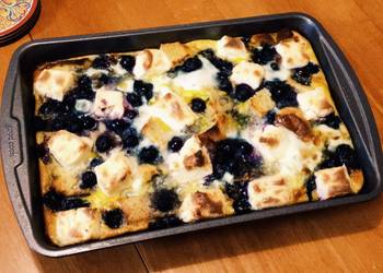 Easiest Way to Recipe Yummy Gluten Free Blueberry French Toast Casserole