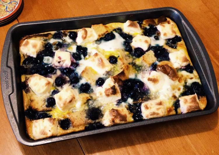 How to Prepare Homemade Gluten Free Blueberry French Toast Casserole