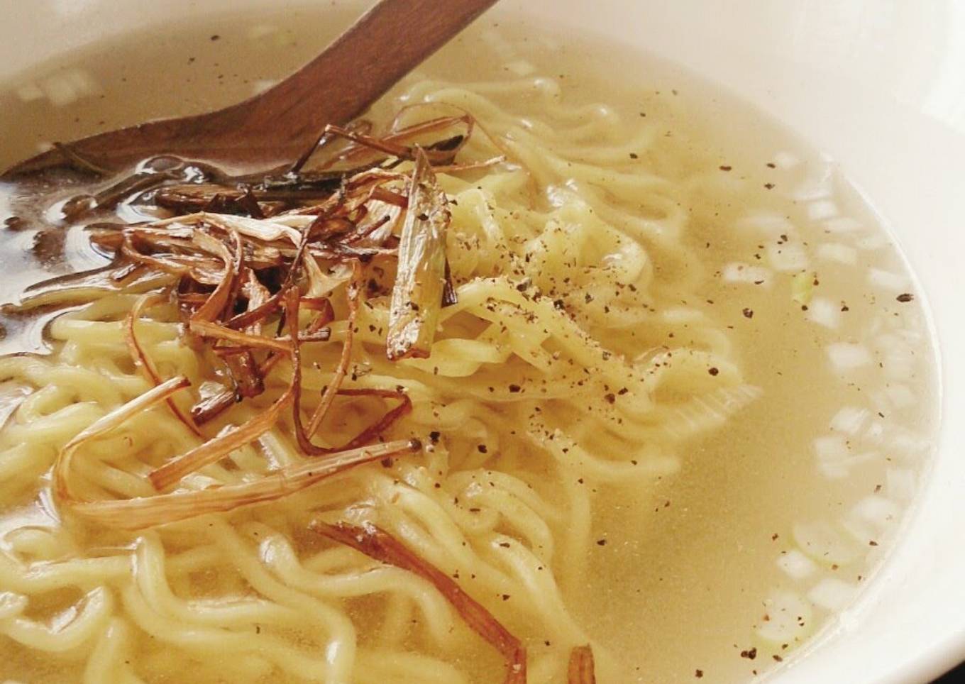 Authentic, Refreshing Salt Broth Ramen Made Right in the Bowl
