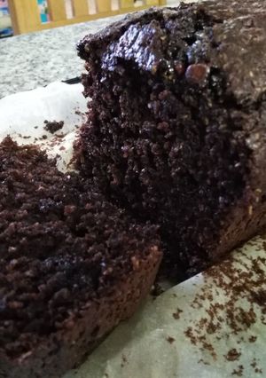 รูปของ Whole Wheat Double Chocolate Pumpkin Quick Bread | ขนมปังฟักทองดับเบิ้ลช็อก ❌เนย