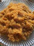 Puré de batatas (boniato, camotes)