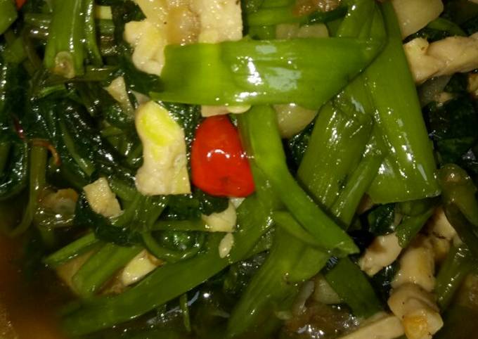 Cara Gampang Membuat Tumis kangkung sedap #BikinRamadanBerkesan #17 yang Lezat Sekali