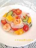 Asian-style Salad with Cellophane Noodles and Shrimp