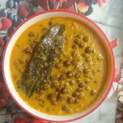 A picture of Chana masala (Kadala) curry.