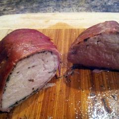 A picture of Prosciutto Wrapped Pork Tenderloin.