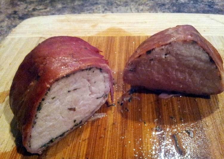 Recipe of Homemade Prosciutto Wrapped Pork Tenderloin