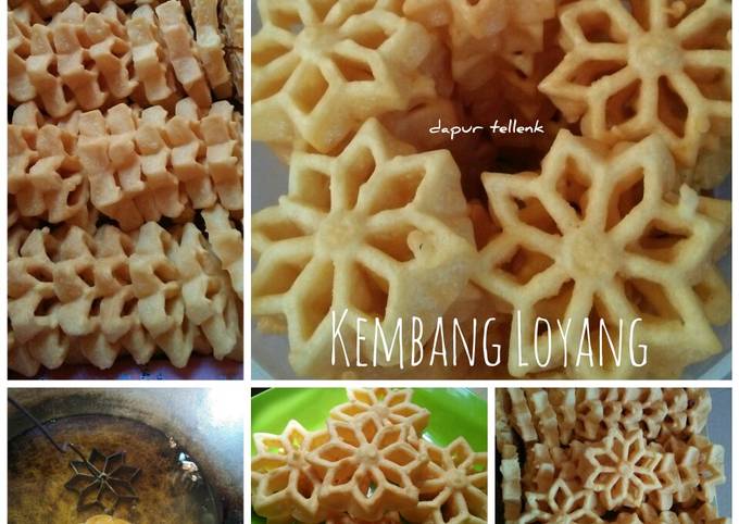 Ini dia! Resep enak bikin Kembang Goyang / Loyang (Resep Mudah dan Simpel) jajanan jadul yang lezat dan tahan lama