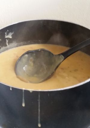 A picture of Tortilla soup family recipe.