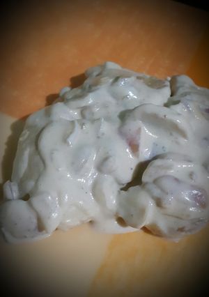 A picture of Chicken in Lemon Cream Sauce.