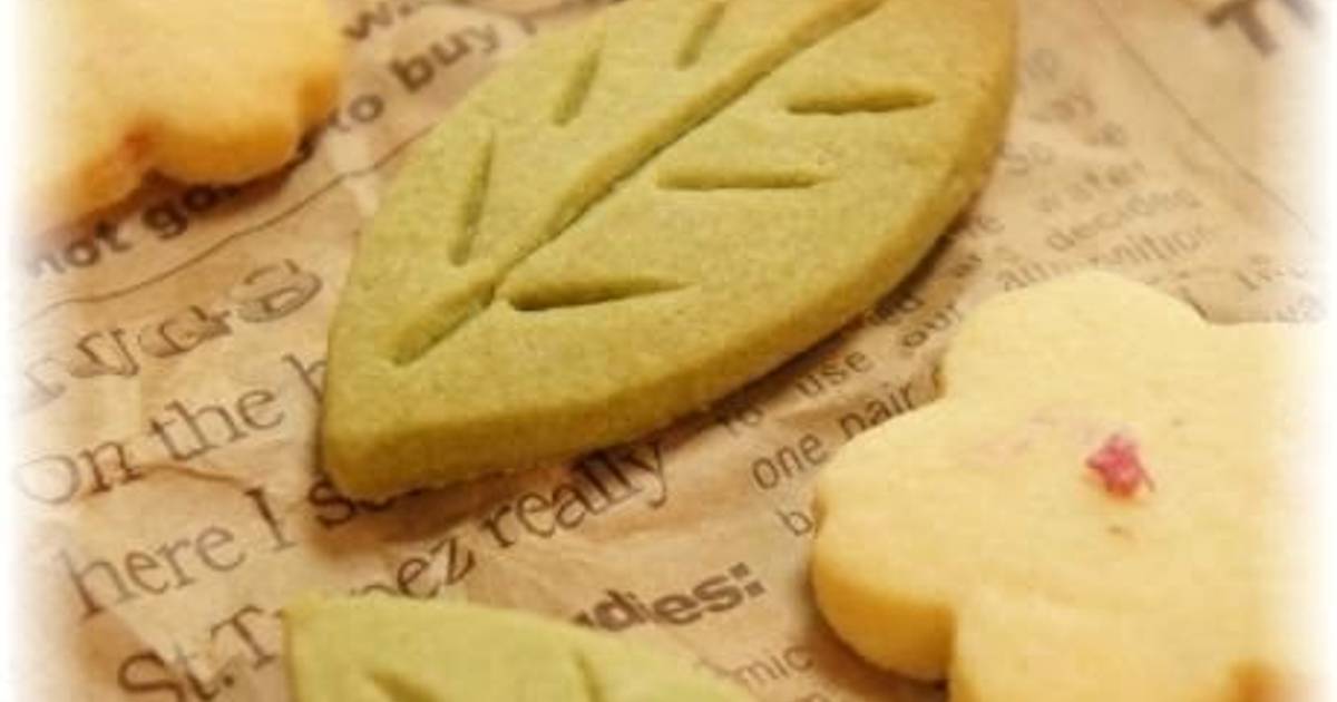 Simple Cookies with Rice Flour and Green Teea Recipe by cookpad.japan