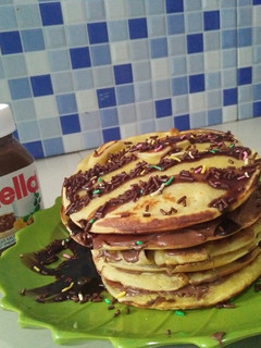 Foto resep Pancake Teflon Simpel 10 menit