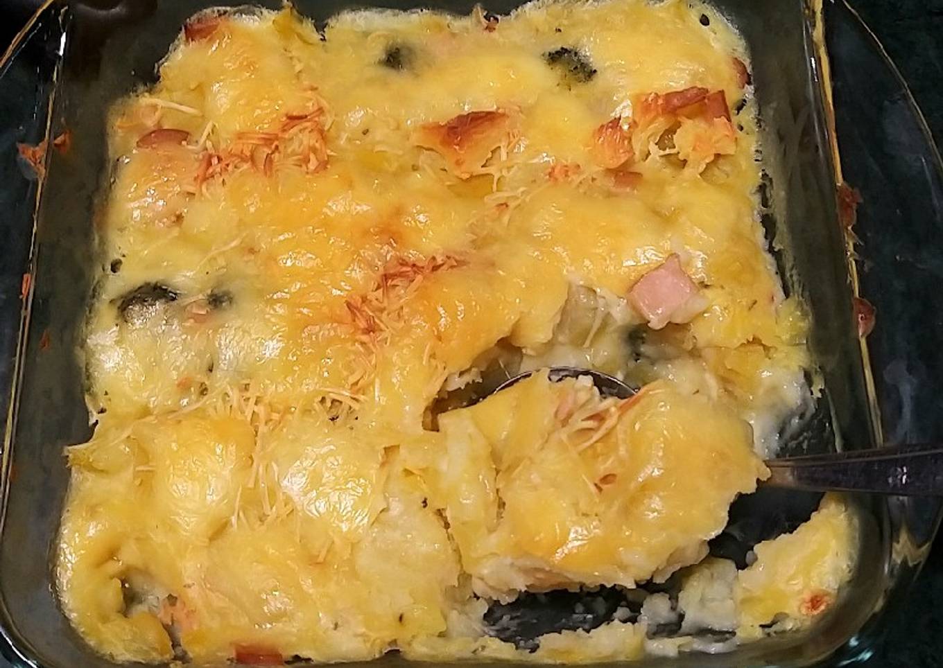 Easy potato cheese caserolle
