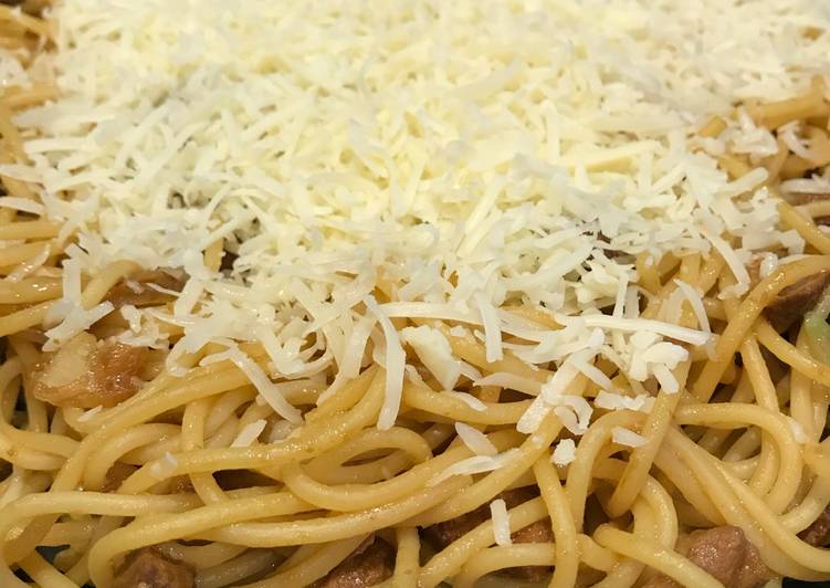 Resep Spaghetti ‘topping’ Ayam Kecap Bekal Anak Anti Gagal