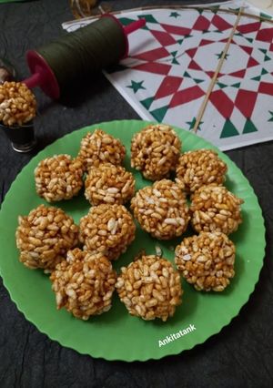 A picture of Mamra na Laddu.