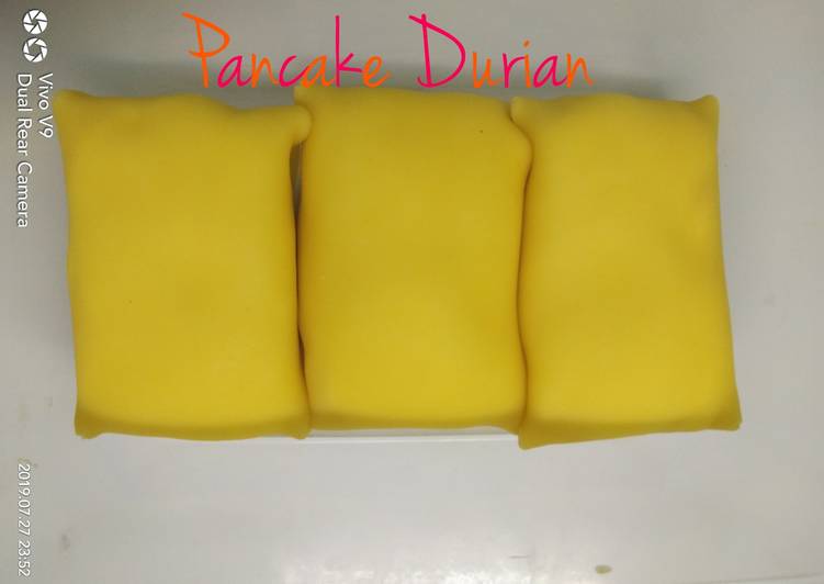 makanan Pancake Durian yang Enak Banget