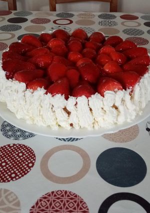 Una foto de Tarta de fresas
