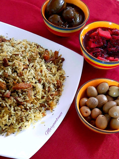 عکسی از دستور کلم پلو با گوشت چرخ کرده