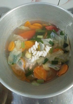 Foto resep Sop makaroni bumbu racik