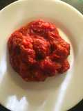 Magra de cerdo con tomate