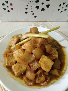 Foto resep 12. Tumis kikil tahu kecap (oseng kikil tahu kecap)