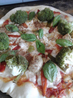 Una foto de Pizza Vegetariana