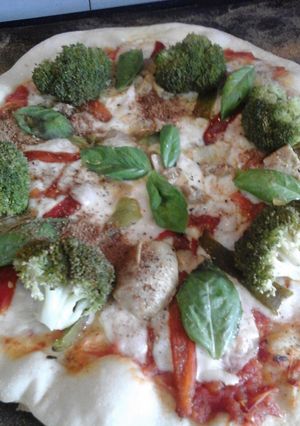 Una foto de Pizza Vegetariana