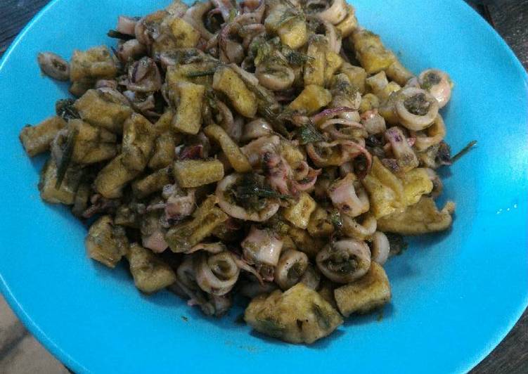 Cumi Tahu Sambal ijo