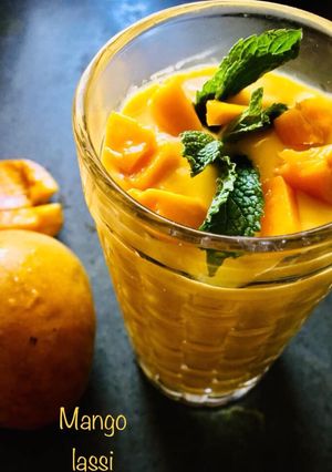 A picture of Mango lassi.