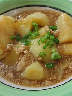 Una foto de Soboro-ni de Papas (ジャガイモのそぼろ煮)