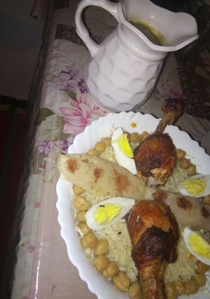صورة لوصفة رشته بالمرق ابيض