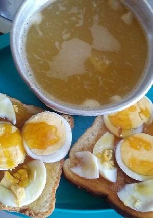 Una foto de Rico desayuno..