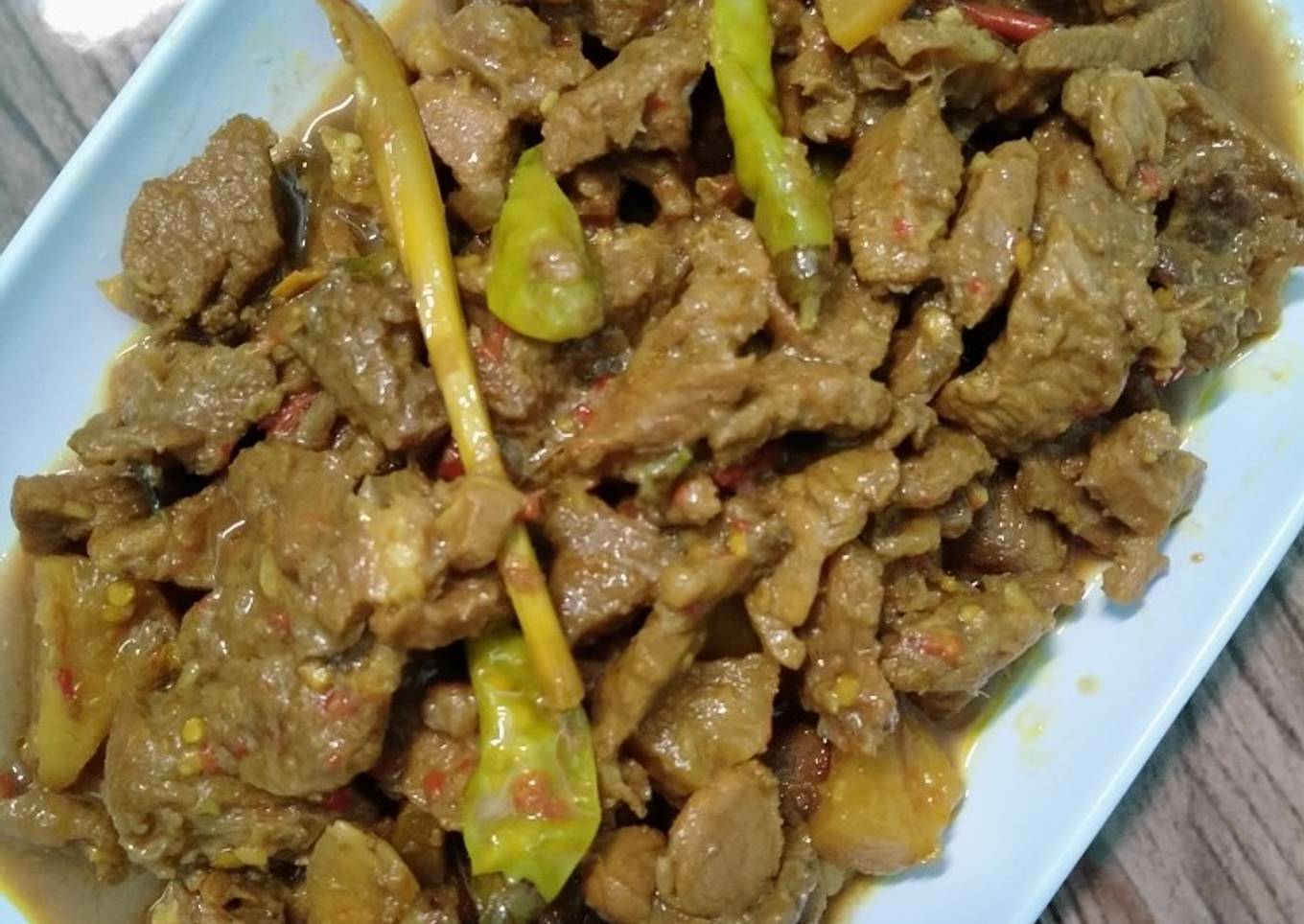 Rica rica daging sapi