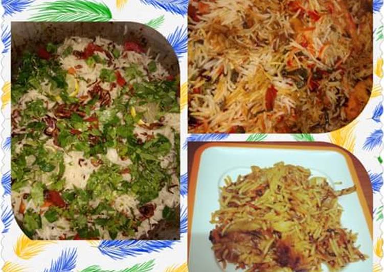 Recipe of Any-night-of-the-week Layered Fish Biryani