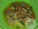 Sup Sayur Baso Sosis