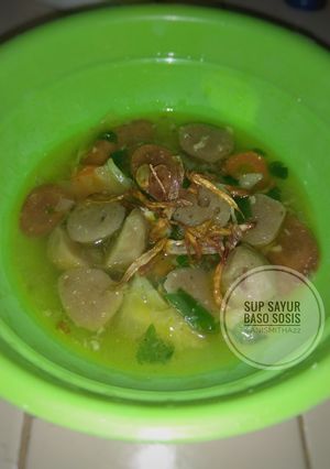 Foto resep Sup Sayur Baso Sosis