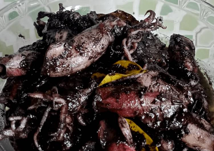 Resep Cumi  Bumbu Hitam, Enak