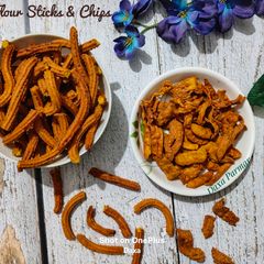 Soya Flour Sticks & Chips (Soya sticks) A picture of Soya Flour Sticks & Chips (Soya sticks).