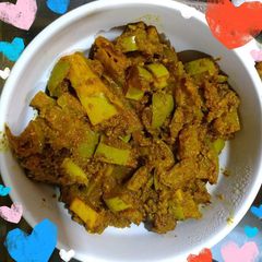 A picture of Instant raw mango Achar.