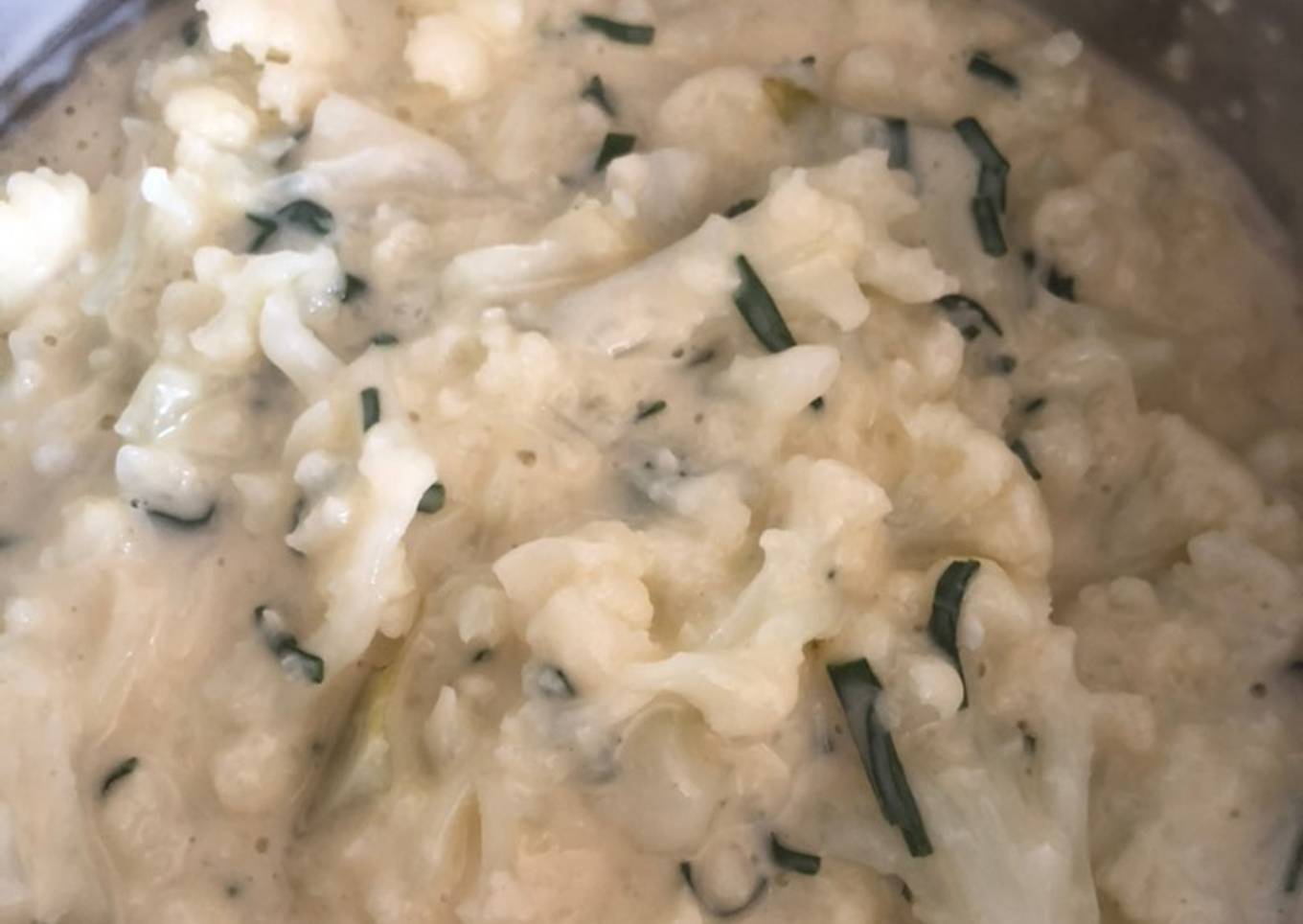 Cauliflower Cheese with Chives