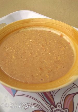 A picture of Instant Chocolate Oat Pudding.