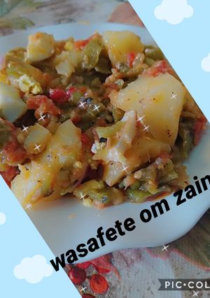 صورة لوصفة 🥗 سلطة بطاطا 🥔 على طريقتي 👍❤️