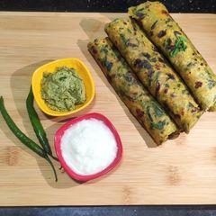 A picture of Methi Thepla.