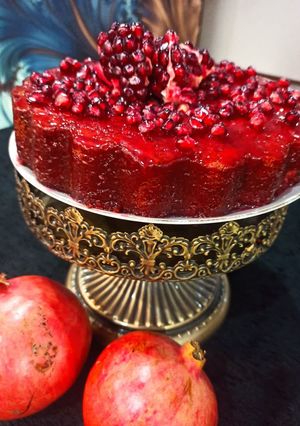 عکسی از دستور 👌😍 کیک انار 😍