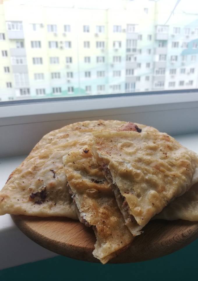 Ліниві чебуреки з лаваша