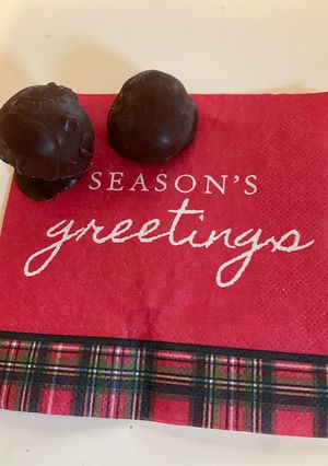 A picture of Peanut Butter Balls.