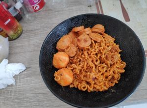 Foto resep Mie Bon Cabe Carbonara