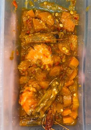 Foto resep Oseng udang dan wortel