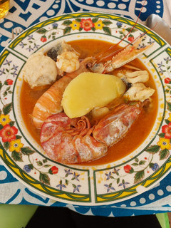 Una foto de Suquet de pescado