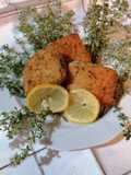 Salmone croccante in padella